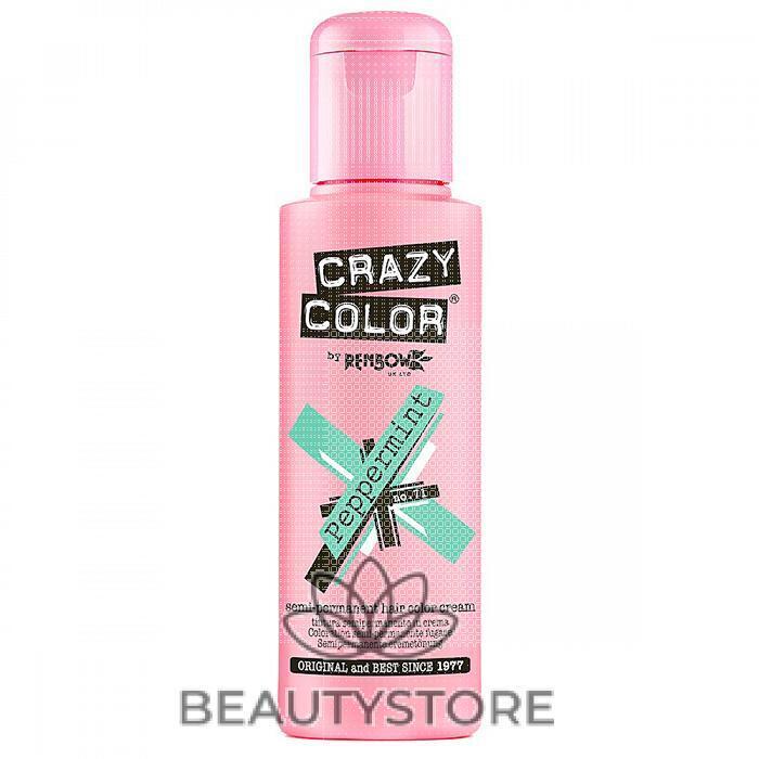 CRAZY COLOR SEMI-PERMANENT HAIR COLOR CREAM PEPPERMINT 71