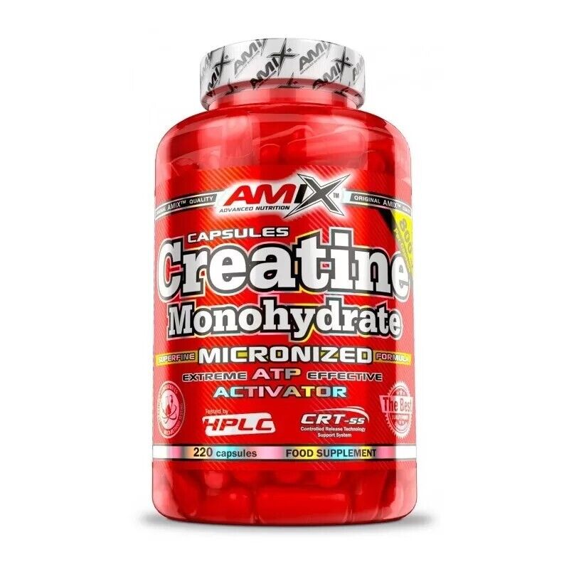 Amix Creatina monoidrato 750 mg, 220 capsule