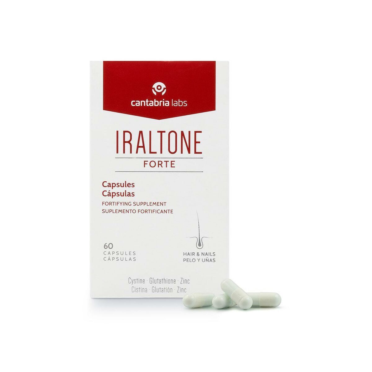 Integratore Alimentare Anticaduta per Capelli Iraltone Forte [60 Unità]