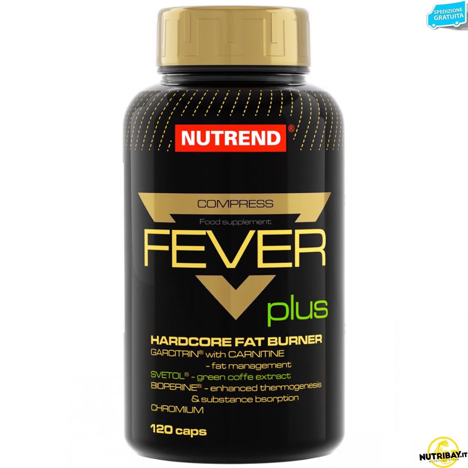 NUTREND Compress Fever Plus 120 caps  TERMOGENICO DIMAGRANTE