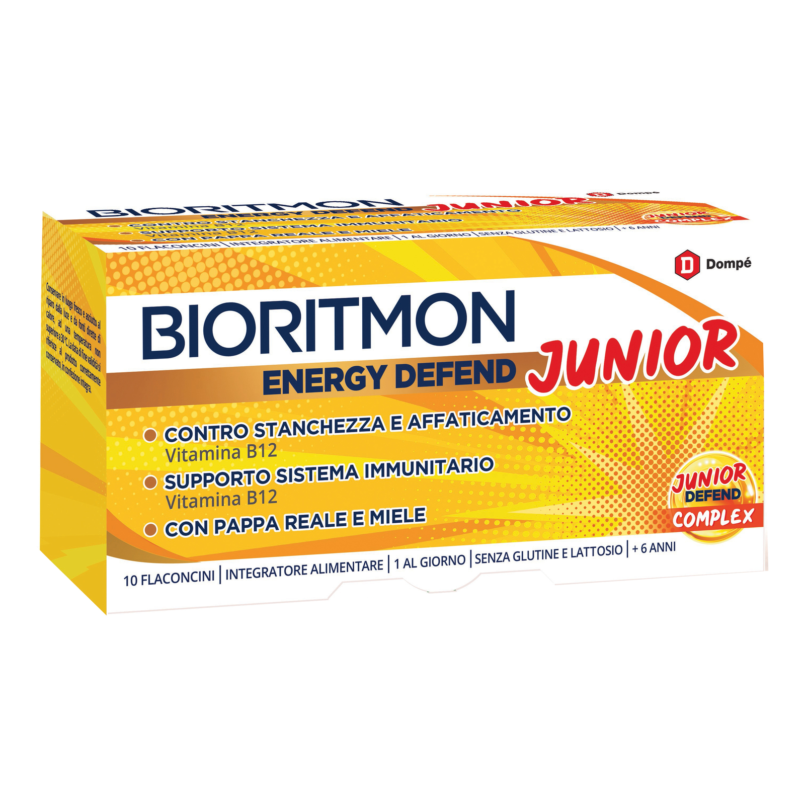 Bioritmon Energy Defend Junior Integratore Difese Immunitario 10 Flaconcini