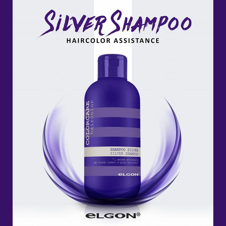 Elgon Colorcare Shampoo Silver Con Estratto Di Mirtillo 300 ML / 10.9 OZ