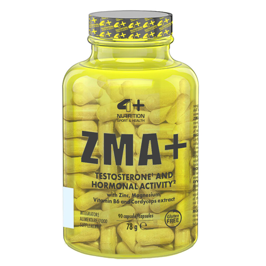 4+ NUTRITION ZMA+ 90 CPS