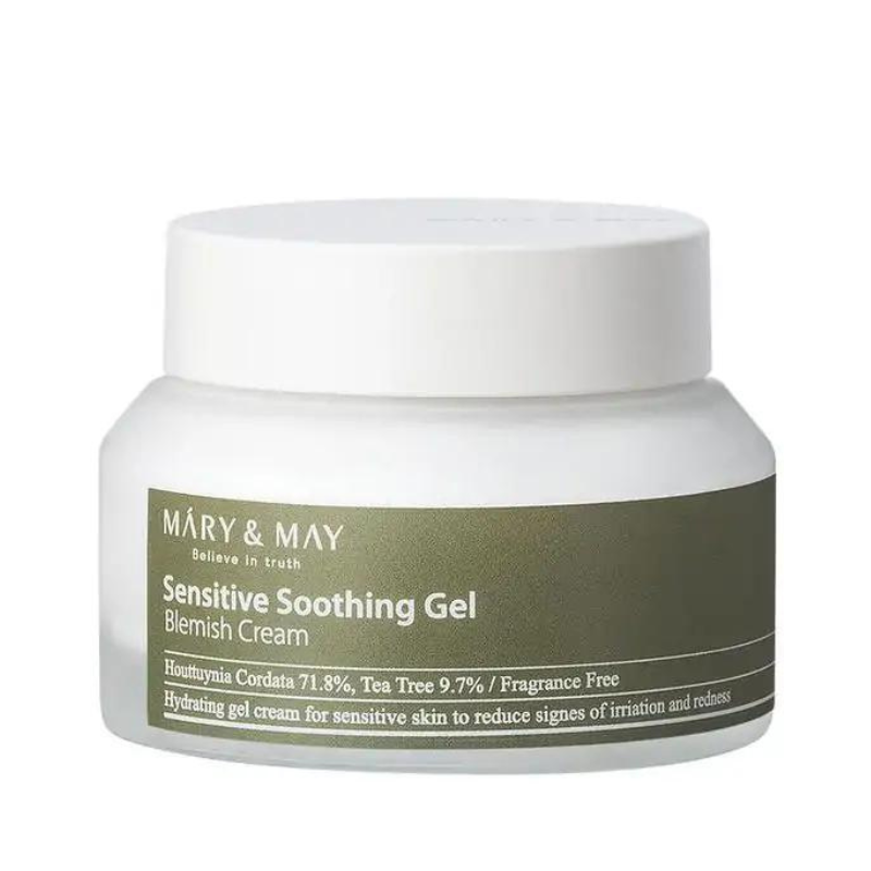 Mary&May Sensitive Crema Viso Gel Lenitivo, 70 g