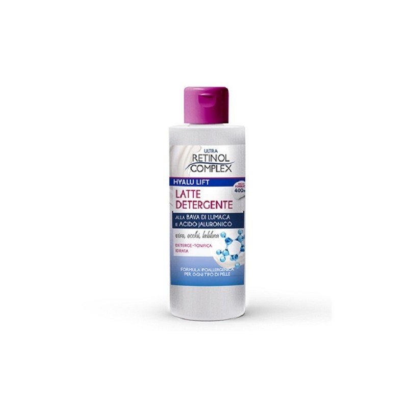 Ultra Retinol Complex Latte Detergente Bava di lumaca & Acido Jaluronico 3 in 1