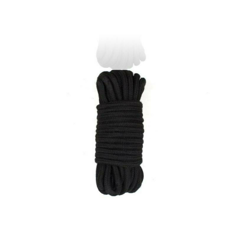 BONDAGE ROPE 10 Mt Nero black corda fetish costrittivo professionale sadomaso