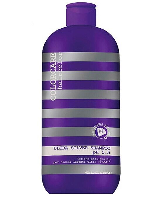 Elgon Colorcare Shampoo Ultra Silver con Estratto Di Mirtillo 1000 ml