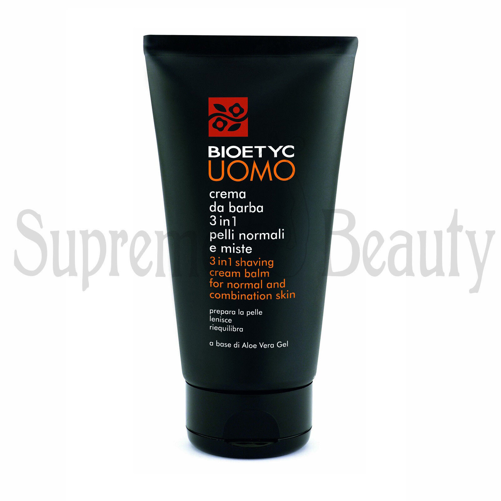 BIOETYC UOMO CREMA DA BARBA RASATURA 3 IN 1 PELLI NORMALI E MISTE LETIVIVA