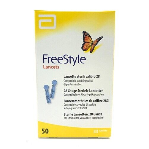 Abbott Freestyle Lancette Sterili Calibro G28  50 Lancette