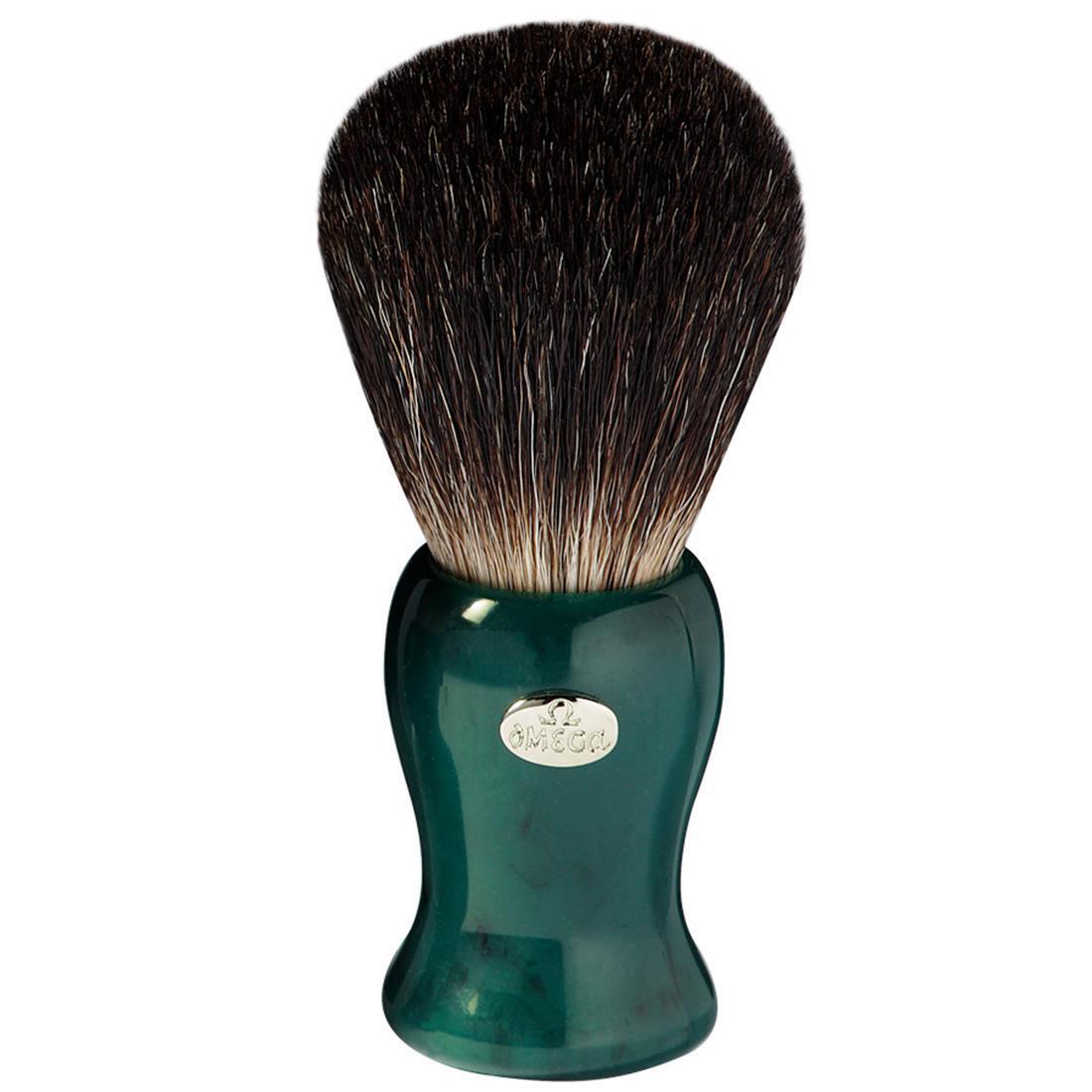PENNELLO DA BARBA TASSO GARANTITO OMEGA 6219 SHAVING BRUSH MADE ITALY