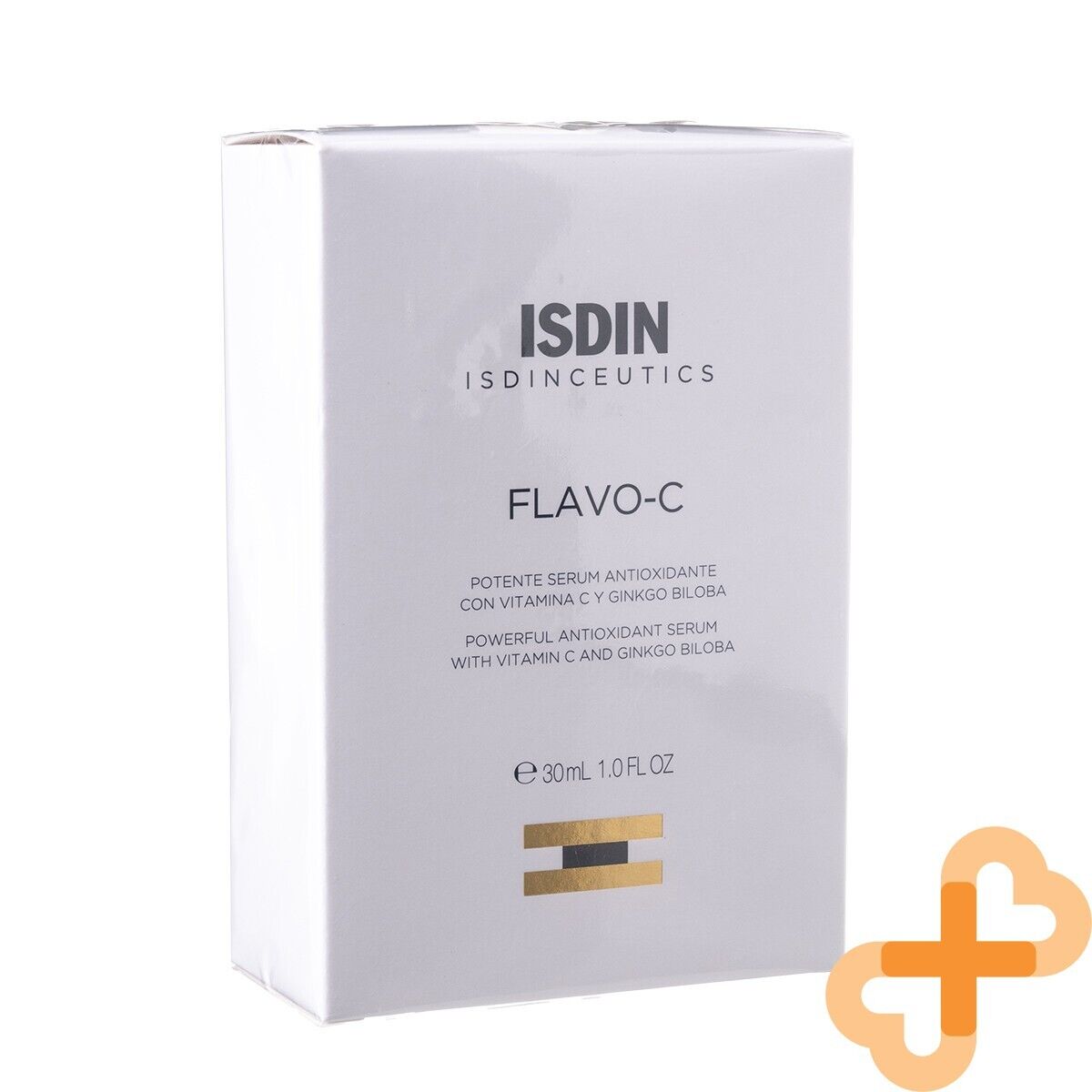ISDIN FLAVO-C siero ringiovanente con vitamina C ed estratto di foglie di gin...