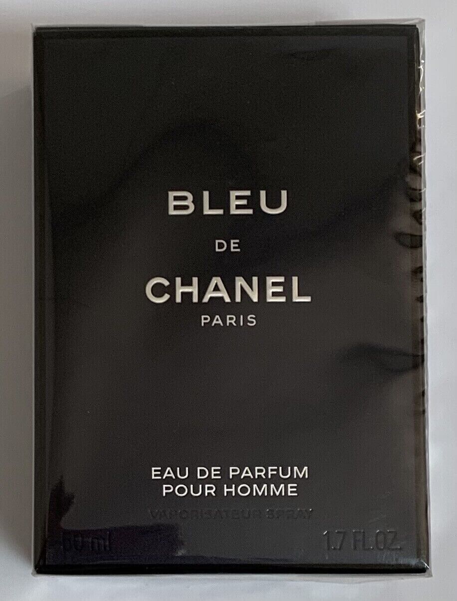Chanel Bleu De Chanel Eau De Parfum Pour Homme Uomo Vaporisateur Spray 50ml