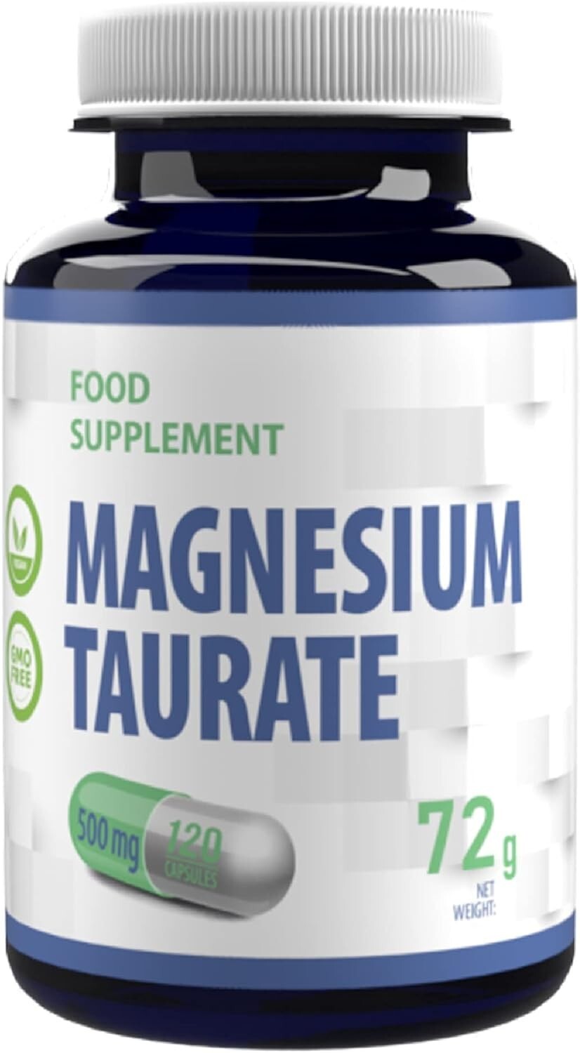 Integratore Magnesio Taurato 2000mg 120 capsule vegane