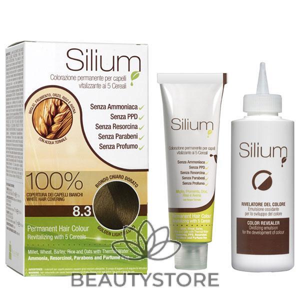 SILIUM COLORAZIONE CREMA BIONDO CHIARO DORATO 8.3