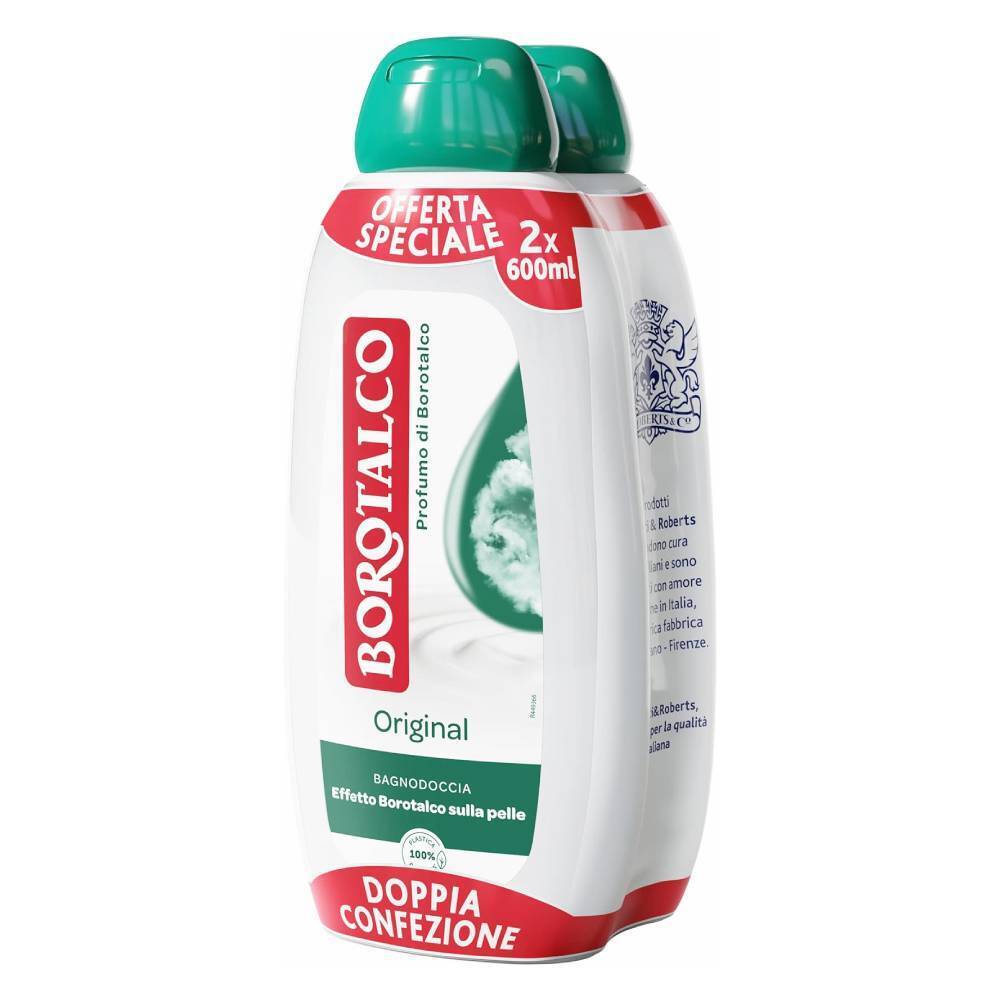 Borotalco Original Bagnodoccia Bipacco Profumo di Borotalco 2X600Ml