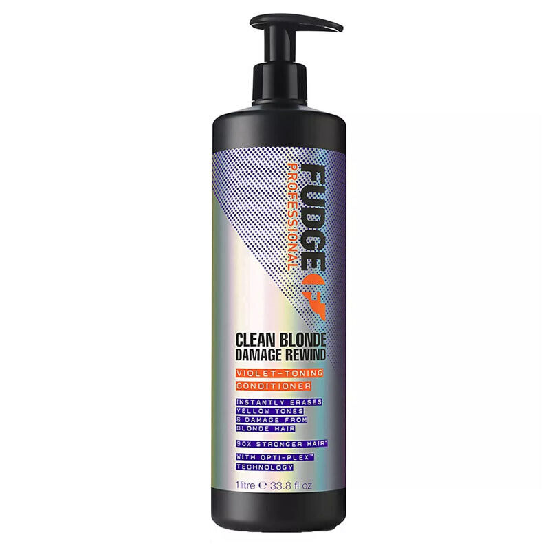 FUDGE Clean Blonde Damage Rewind Violet-Toning Conditioner 1000ml