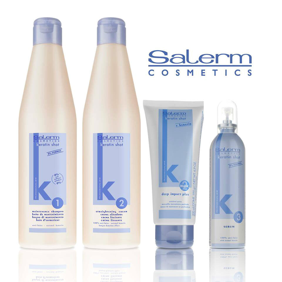 Salerm Cosmetics Keratin Shot Pack Keratin 4 prodotti