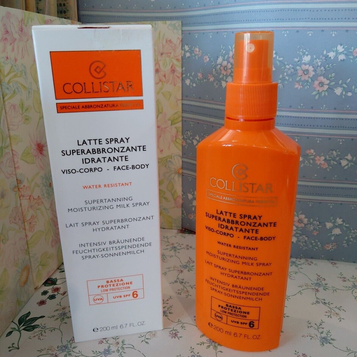 Collistar Latte Spray  Superabbronzante Idratante Viso Corpo Spf6 200ml