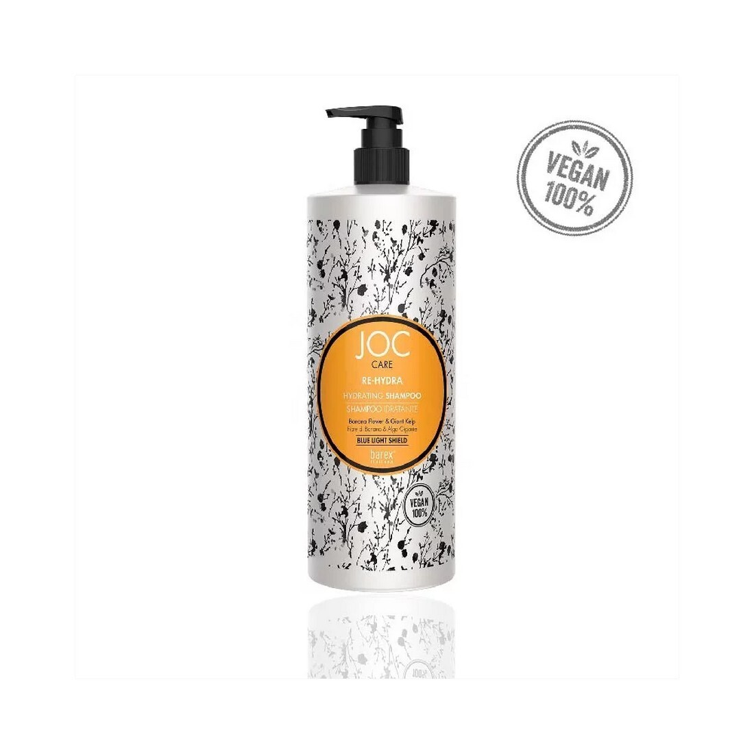 Shampoo idratante fiore di banana e alga gigante joc care Barex 00055