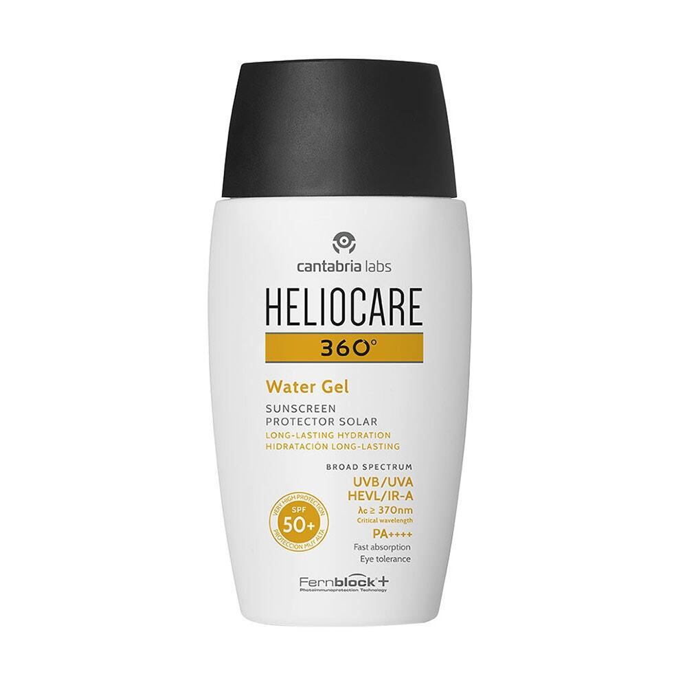 Heliocare 360° Water Gel SPF50+ Protezione Solare Viso, 50ml