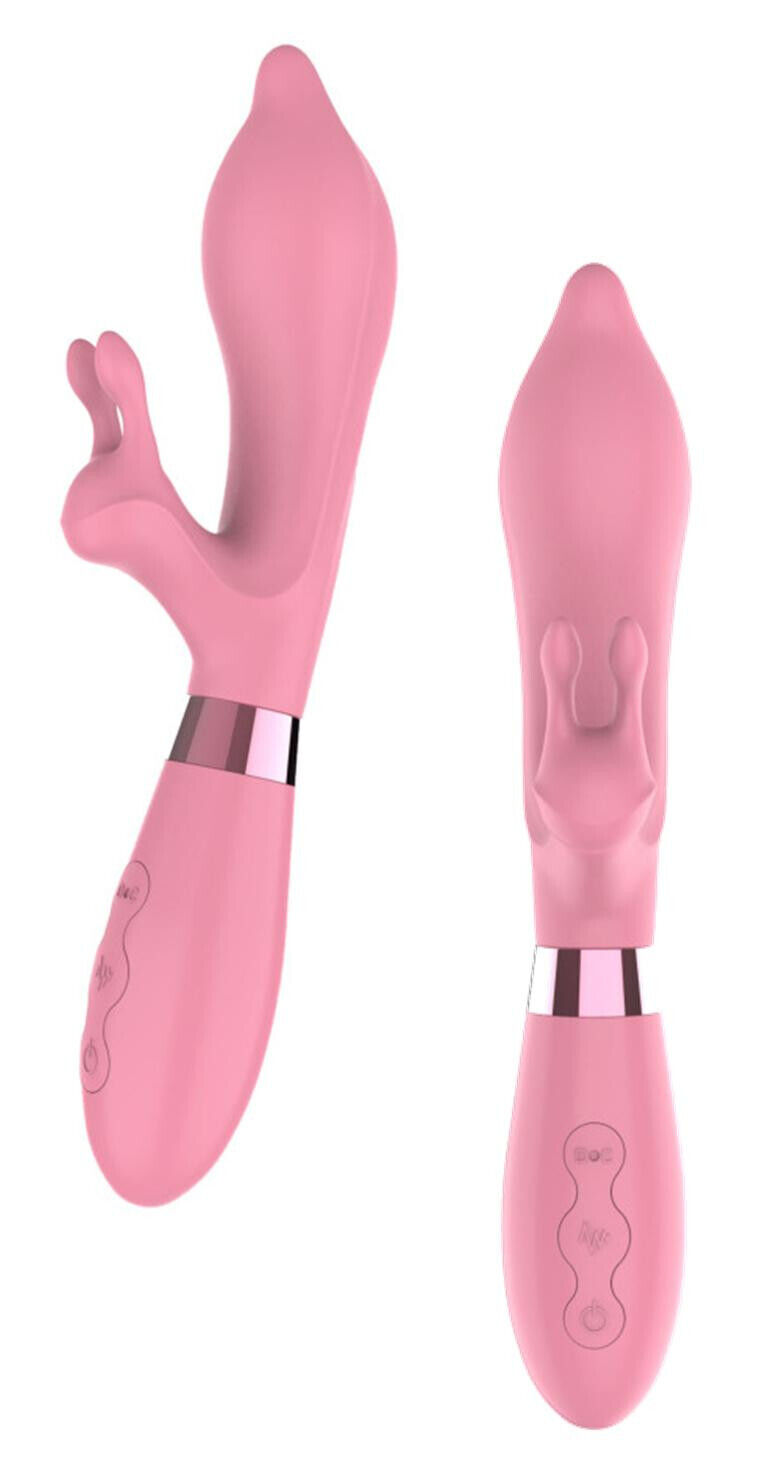 Vibratore rabbit i nsilcione realistico dildo fallo vibrante vaginale clitoride