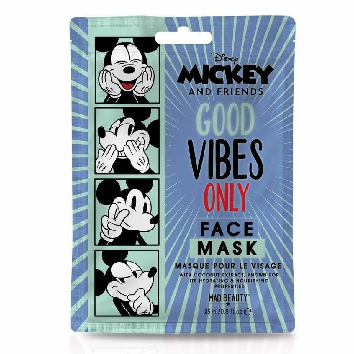 Maschera Viso Mad Beauty Disney M&F Mickey [25 ml]
