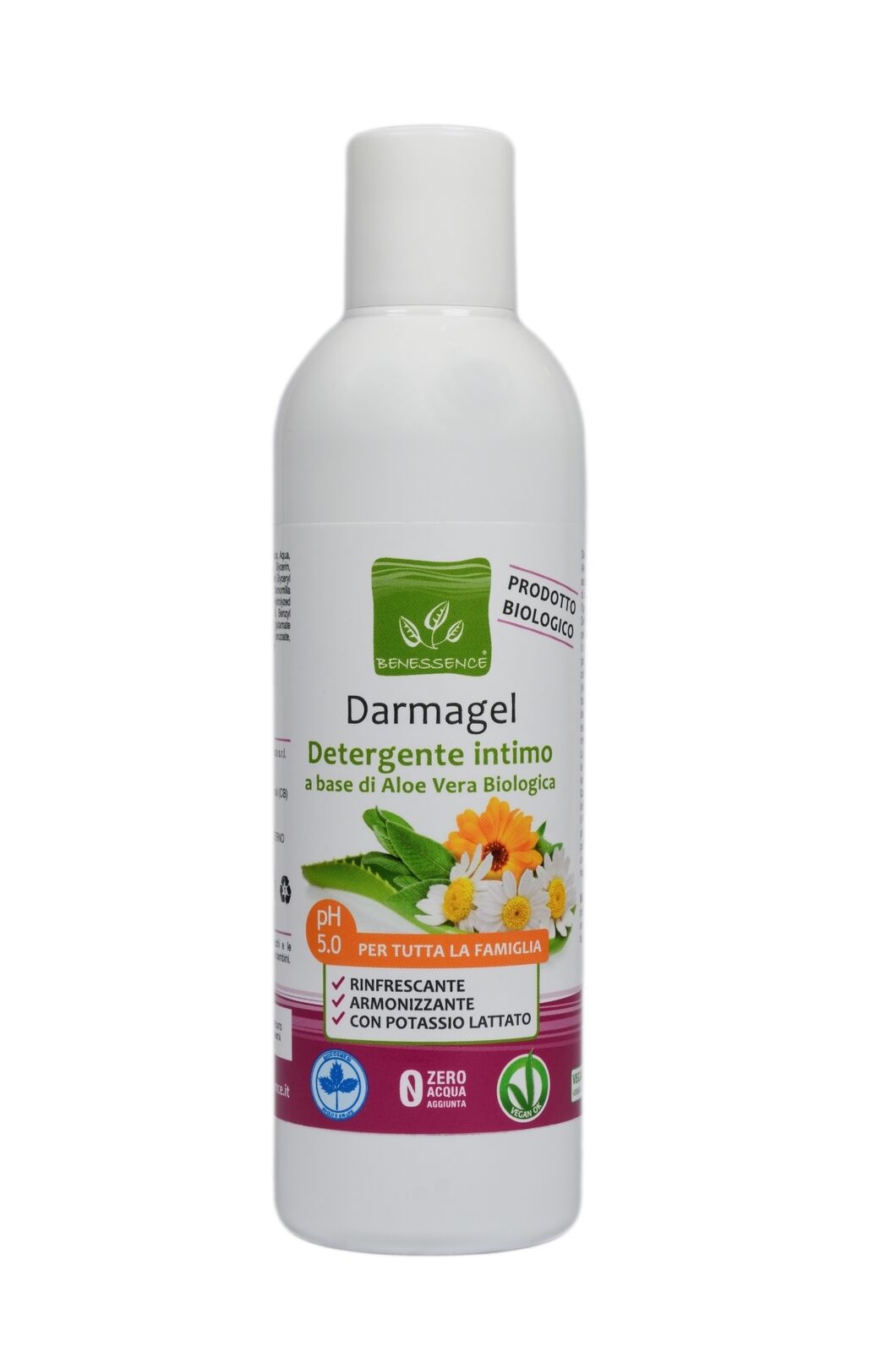 BENESSENCE - DARMAGEL DETERGENTE INTIMO RINFRESCANTE BIO CON ALOE VERA - 250 ml