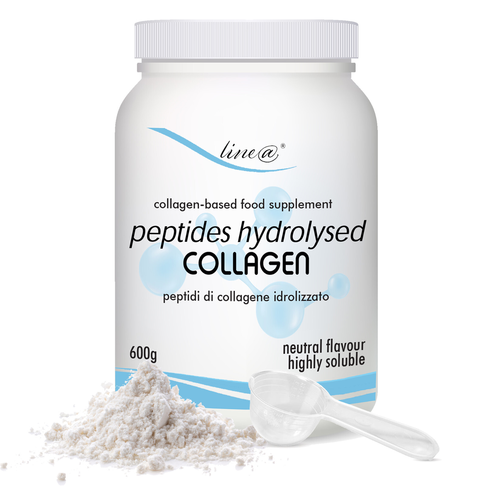 COLLAGENE in POLVERE Line@diet | 600g Peptidi di collagene idrolizzato VERISOL®
