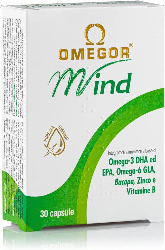 OMEGOR® Mind | Integratore per la memoria e le funzioni congnitive | 30 capsule