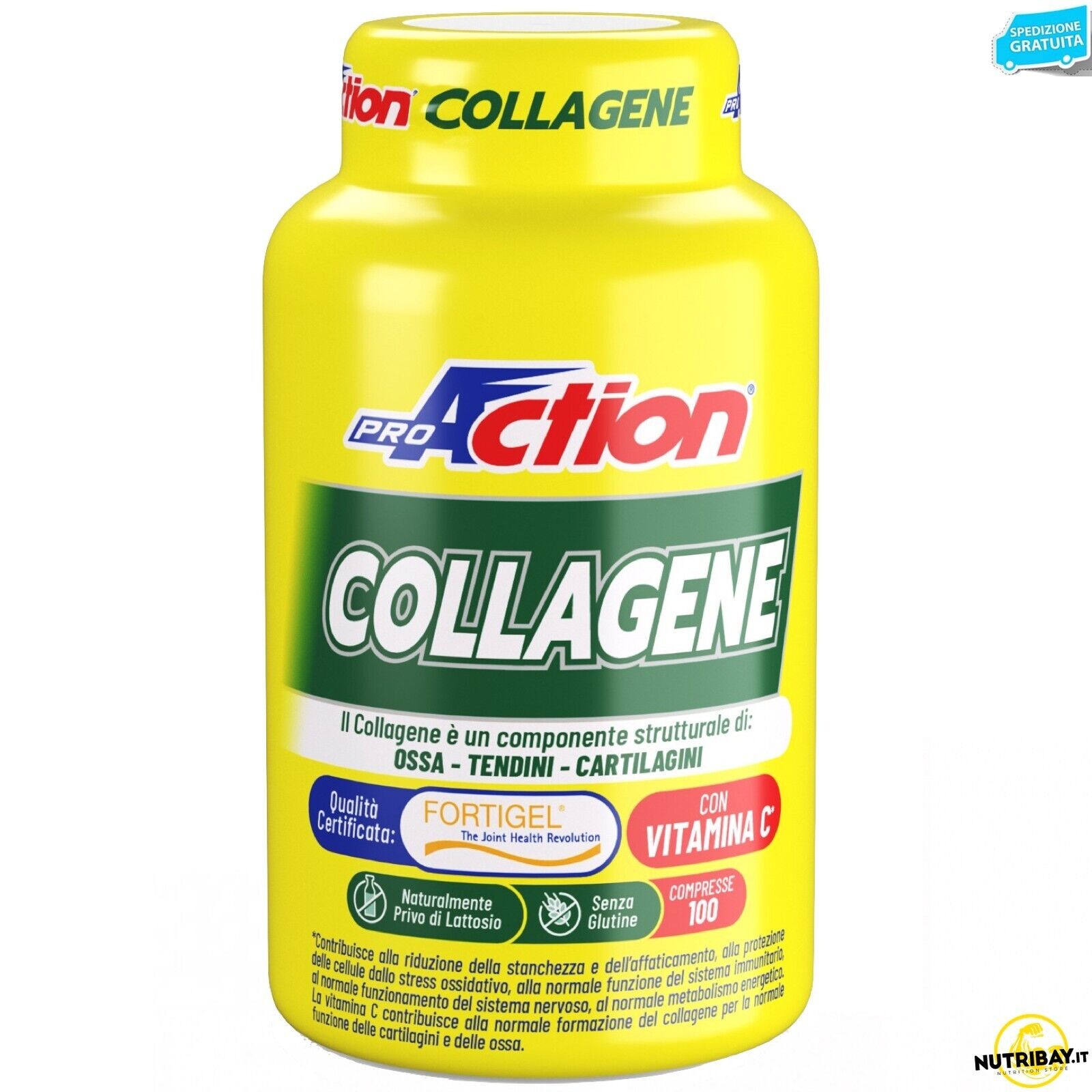 Proaction Collagene - 100 cpr Collagene Con Vitamina C