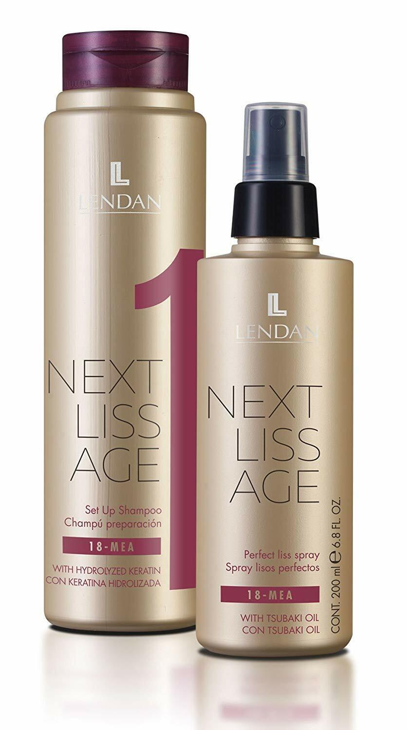 Lendan Next Liss Age Pack Manutenzione 2 Prodotti Con Cheratina Senza Solfati