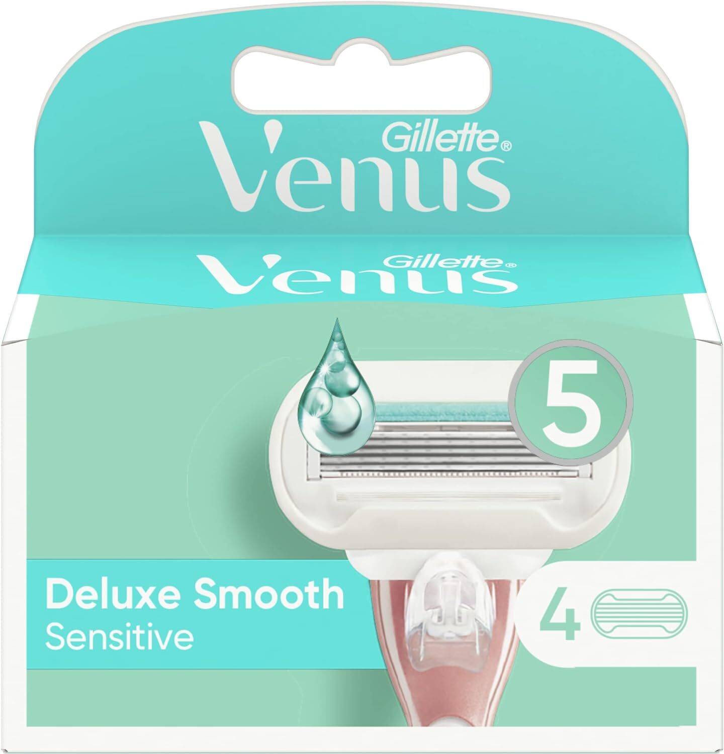 Gillette Venus Extra Smooth Sensitive Lamette per rasoio Da Donna - 4...
