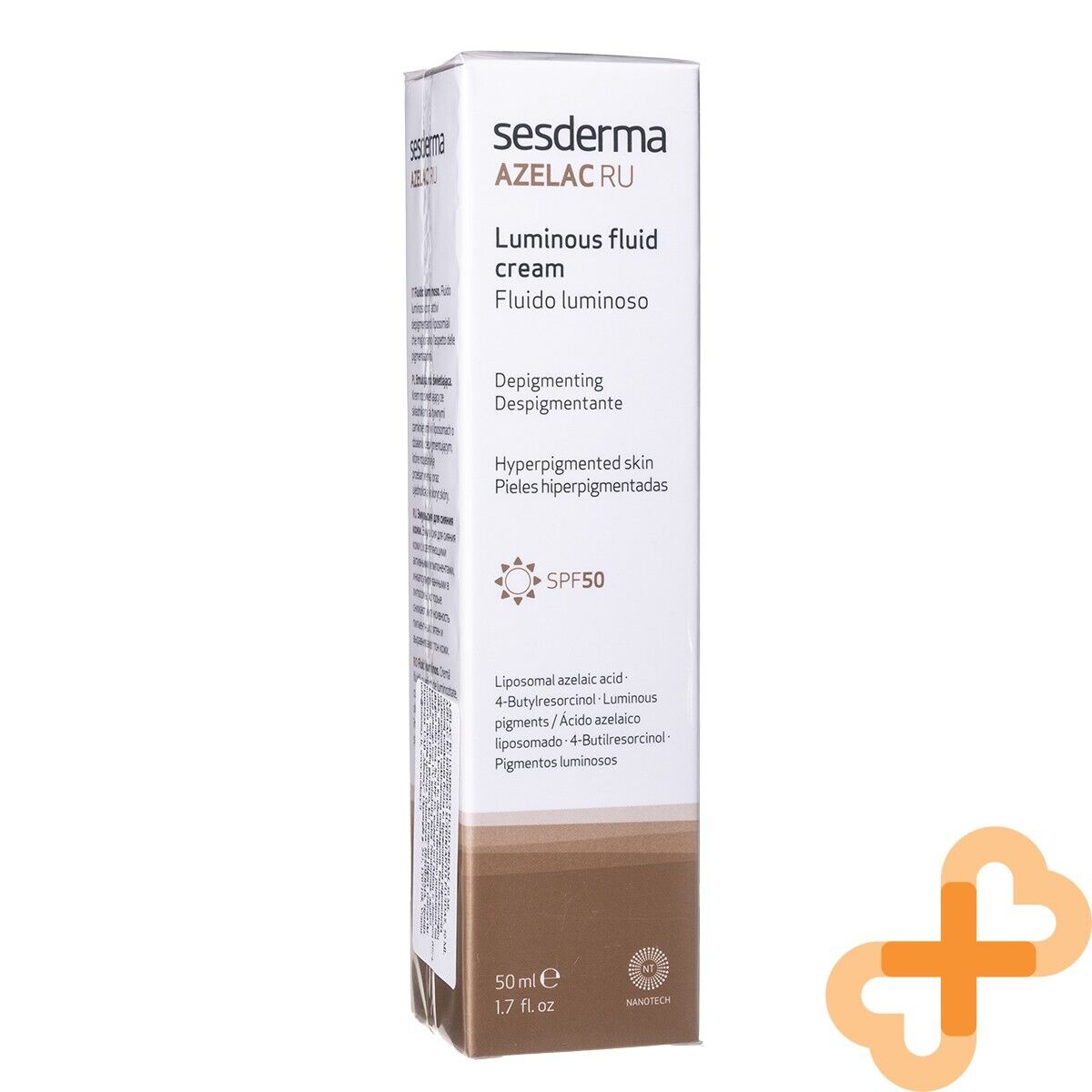 SESDERMA Azelac Ru crema schiarente fluida SPF50 50 ml per tutti i tipi di pelle