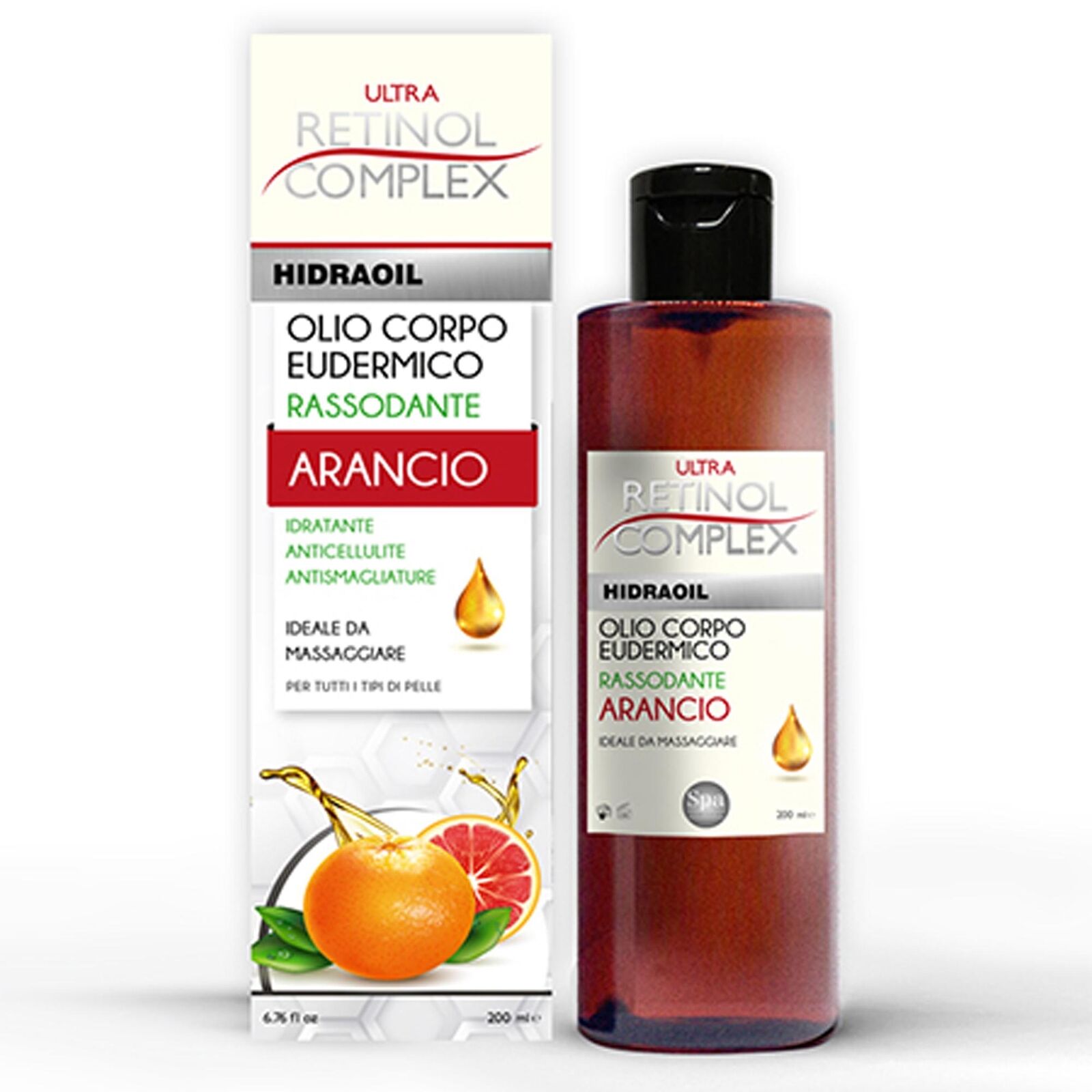 ULTRA RETINOL COMPLEX OLIO CORPO EUDERMICO RASSODANTE ARANCIO 200ML