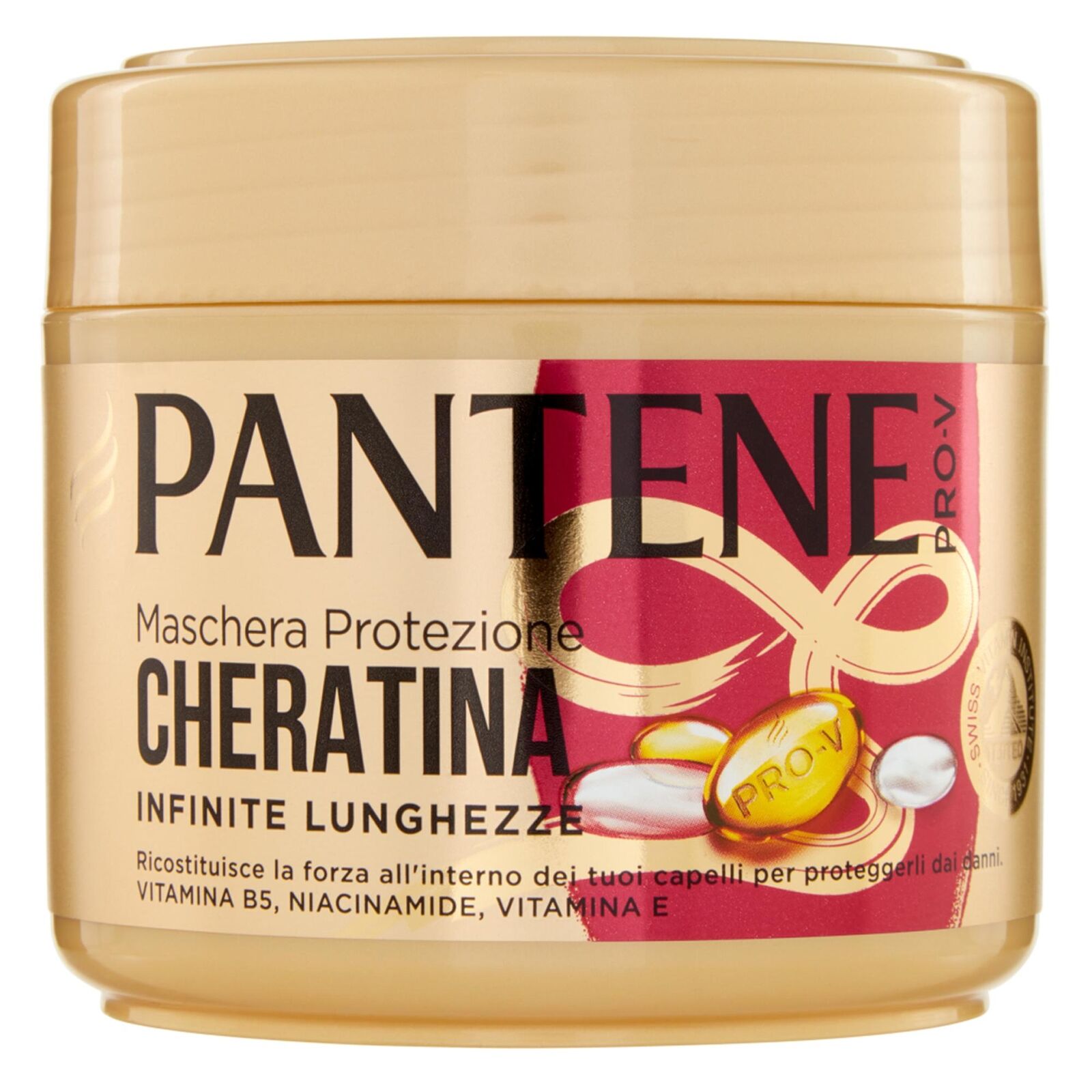 PANTENE PRO-V MASCHERA CHERATINA LUNGHEZZA INFINITA CAPELLI LISCI 300ML
