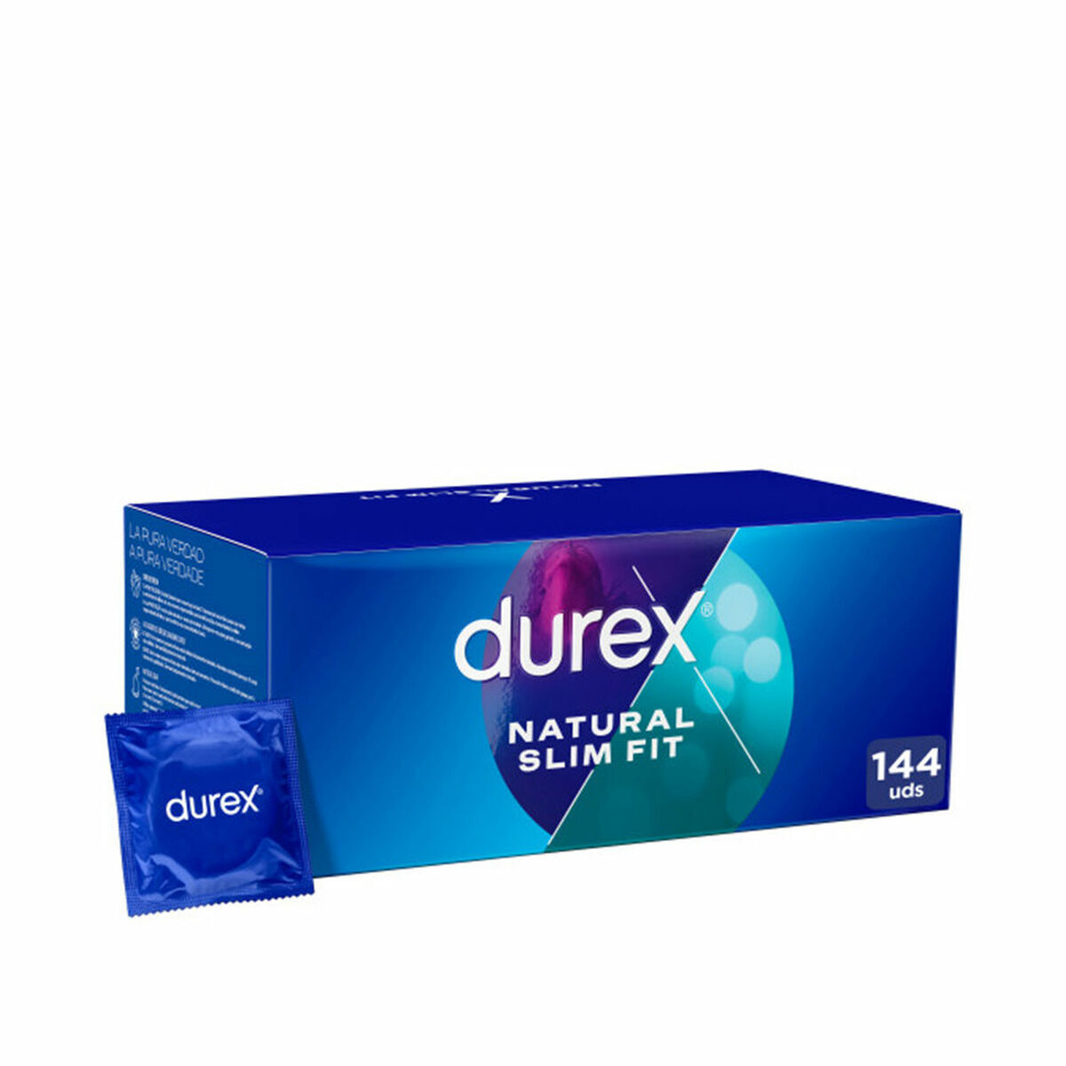 Preservativi Durex Natural Slim Fit 144 Unità