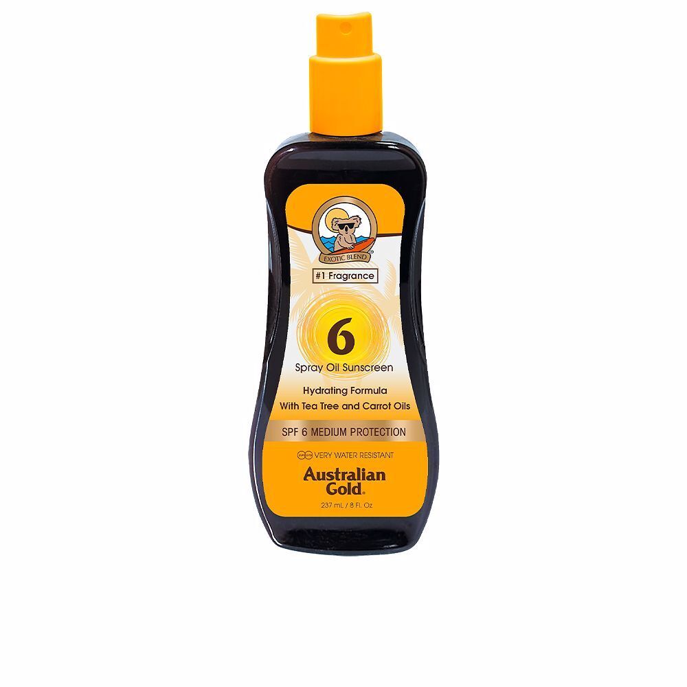 AUSTRALIAN GOLD SUNSCREEN SPF6 spray Olio Carota 237 ml