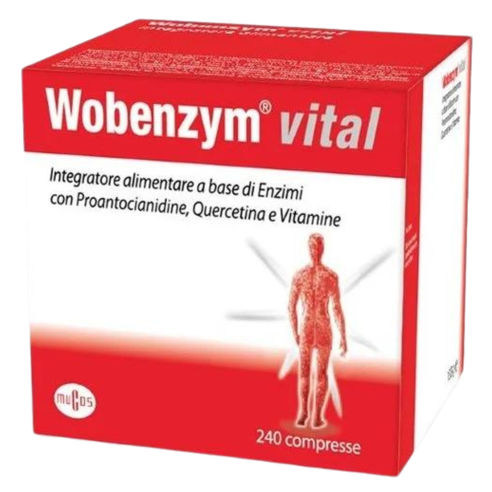 Nestlè Wobenzym Vital 240 cpr integratore per le difese immunitarie