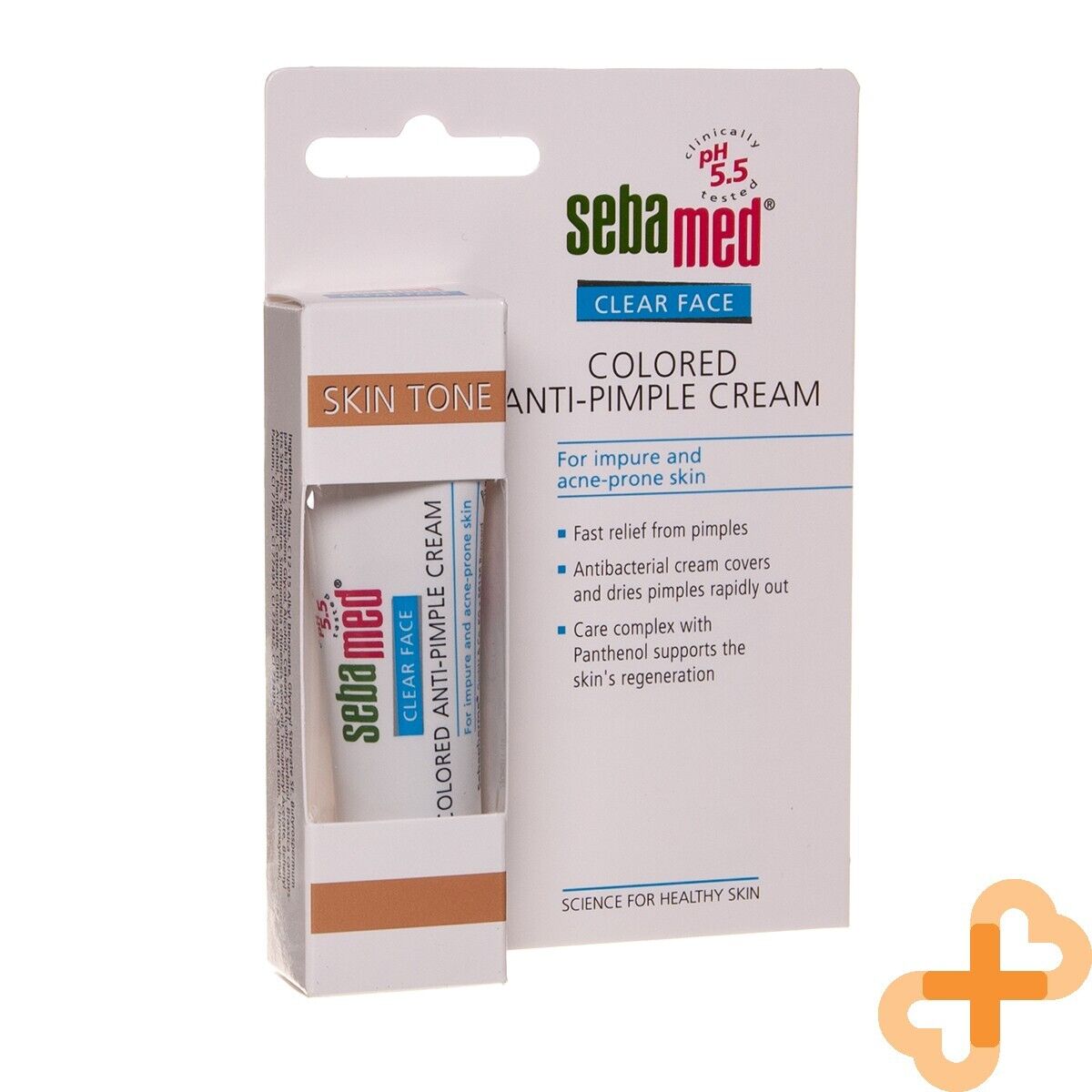 SEBAMED CLEAR FACE Crema Colorata Antibrufoli Copre e Pulisce Brufoli 10 ml