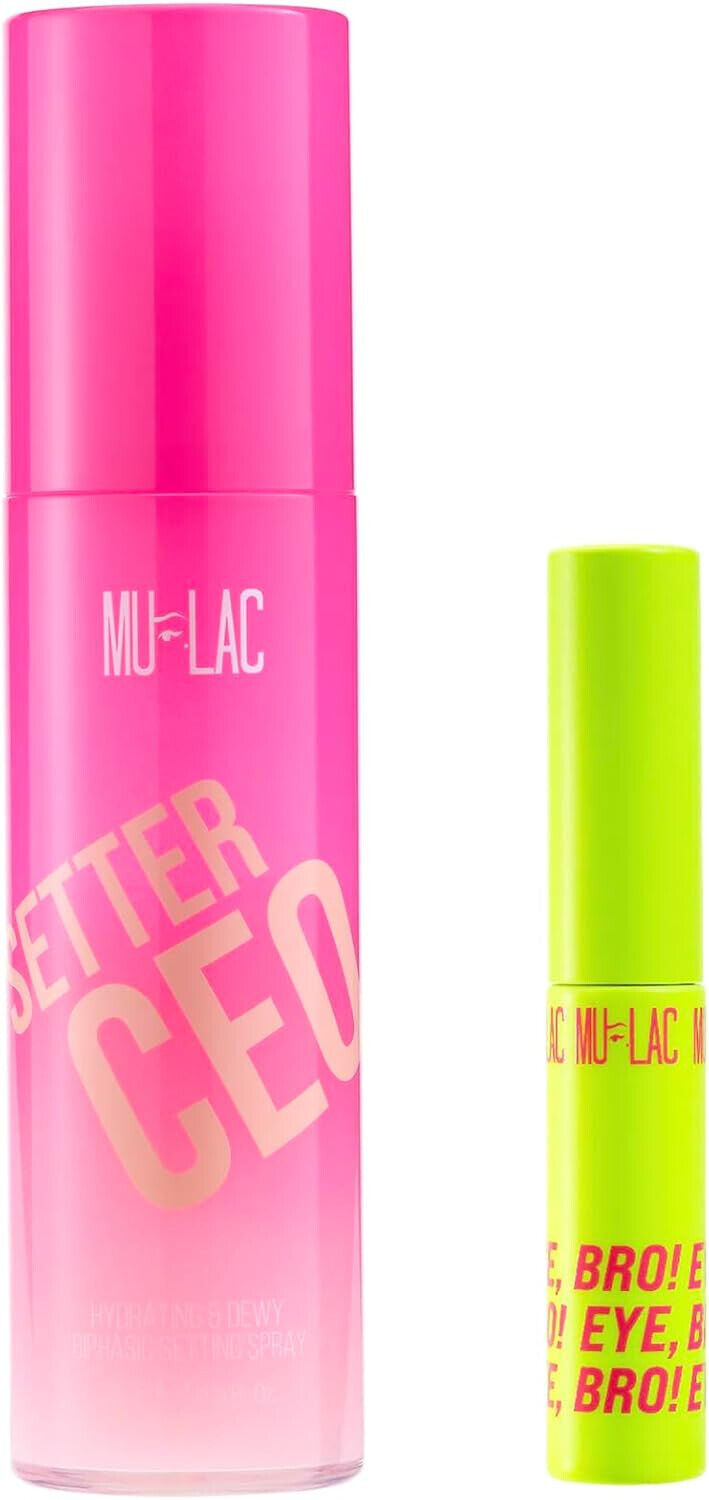 Mulac Cosmetics SETTER CEO Spray Bifasico + BROW CEO Cera Fissante Sopracciglia