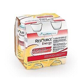 Nestlé Resource Energy Vaniglia 4 Bottiglie 200 Ml Nuovo Packaging