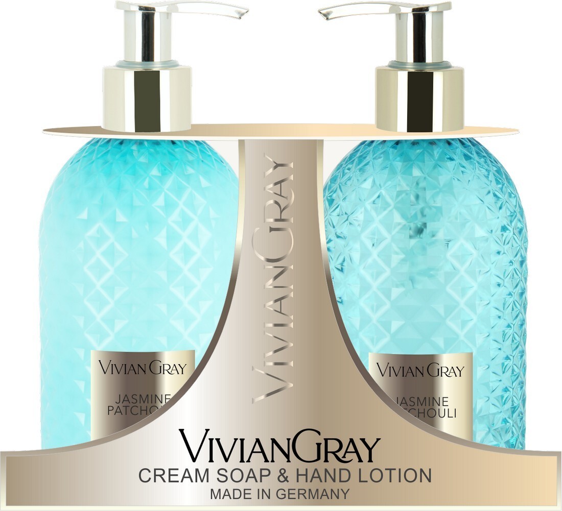 Confezione regalo Jasmine Patchouli - Vivian Gray - cream soap & hand lotion 011