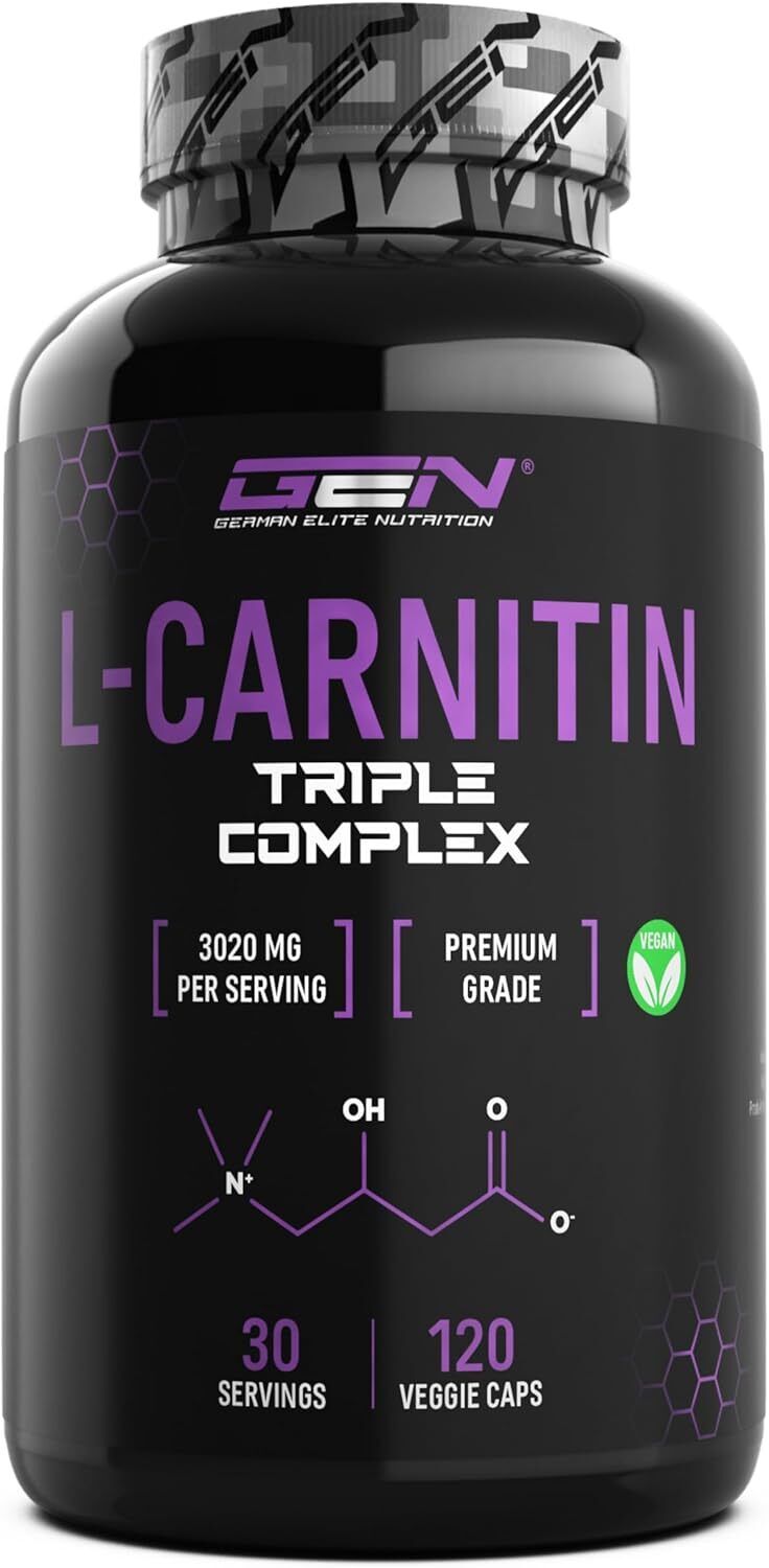 L-Carnitine Triple Complex - 3000 mg per dose giornaliera - Premium:...