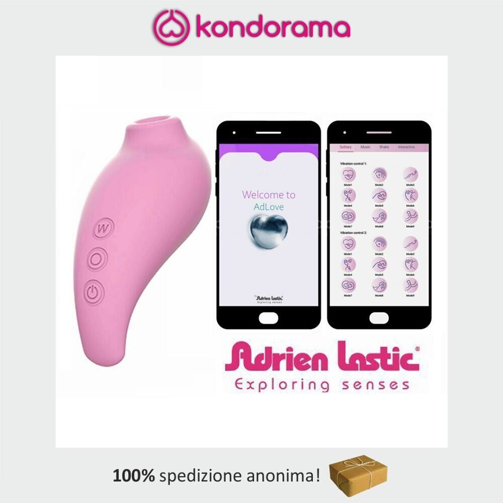 Stimolatore donna succhia clitoride in silicone morbido batteria integrata e app
