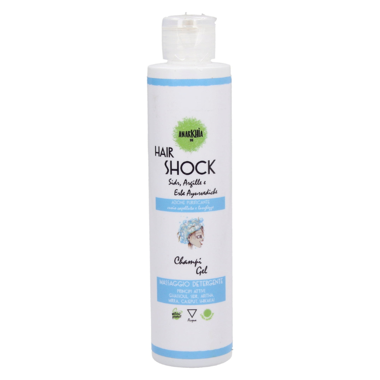 Champi Shampoo Gel Purificante - Hair Shock Acqua 200 ml - Anarkhia Bio