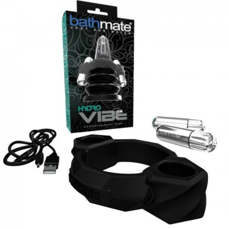 Bathmate Hydrovibe - Anello con 2 Vibratori Bullet per Idropompa