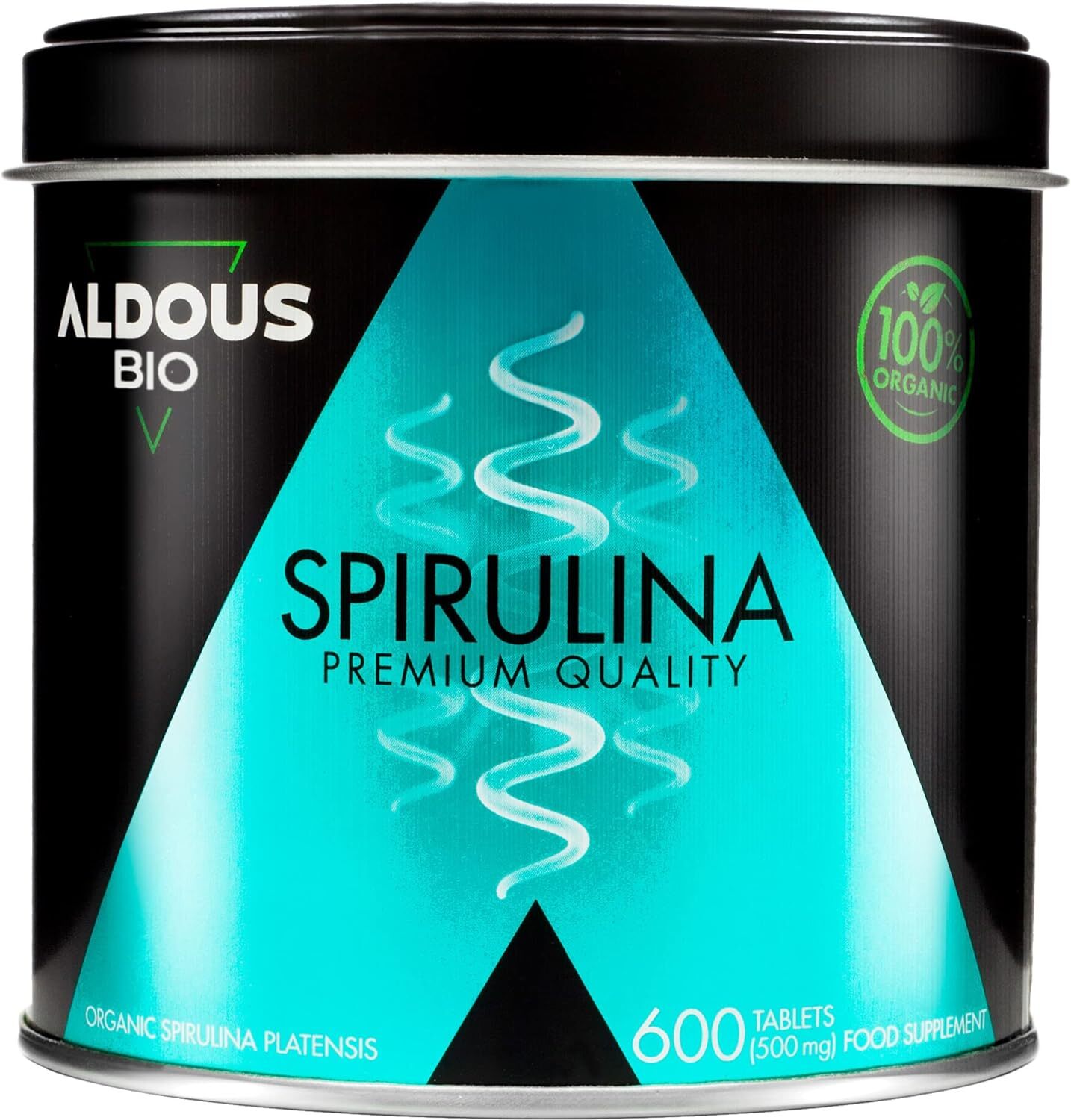 Aldous Bio Integratore Alga Spirulina  Sistema Immunitario 600 Compresse BIO