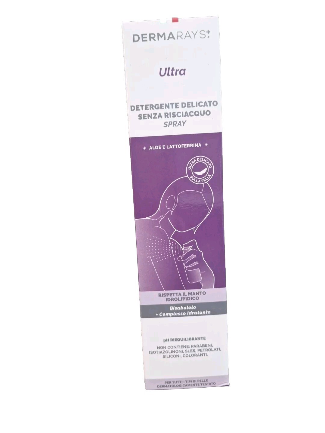 Detergente Delicato Senza Risciacquo Spray da 250 ml con Aloe e Lattoferrina
