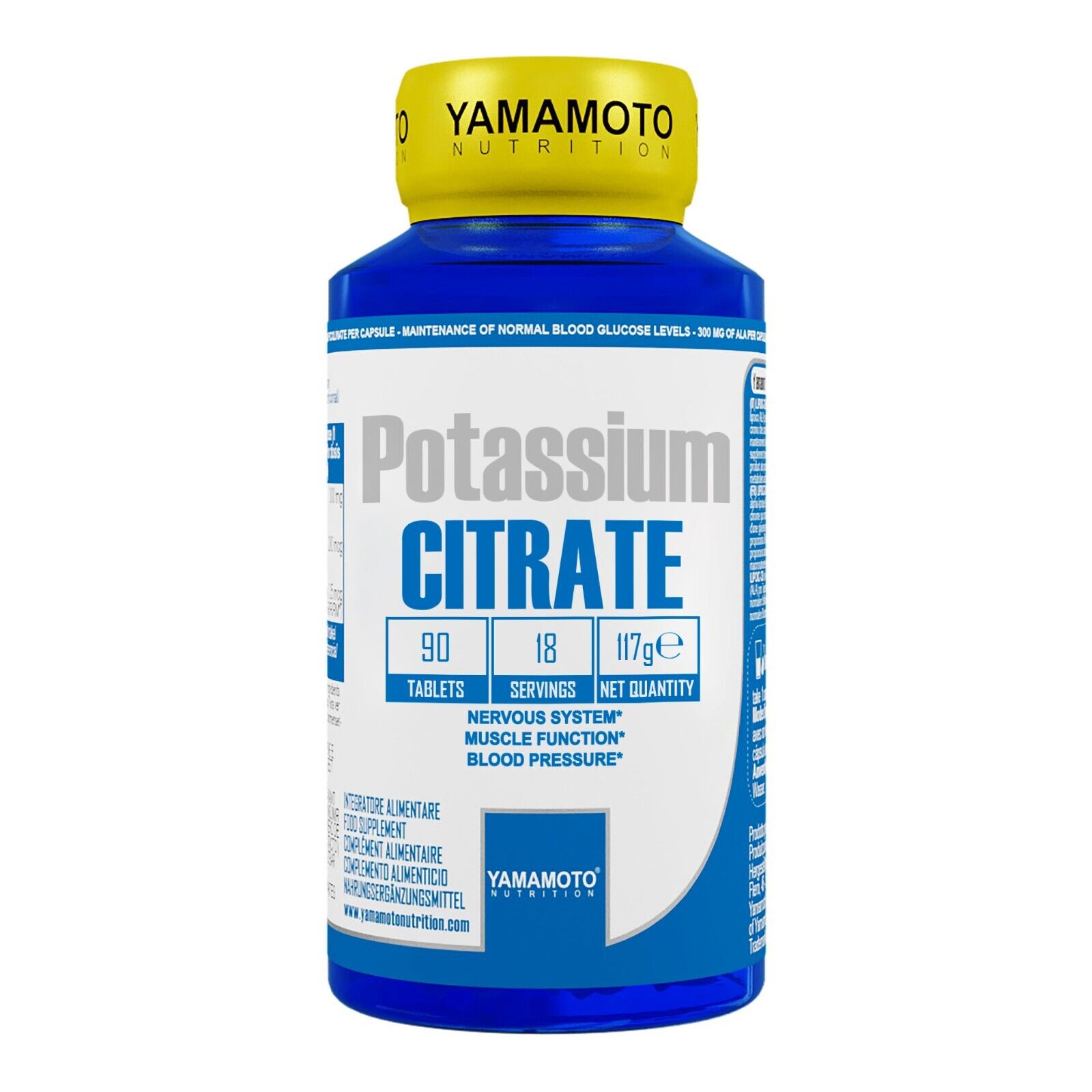 YAMAMOTO POTASSIUM CITRATE - INTEGRATORE ALIMENTARE DI POTASSIO