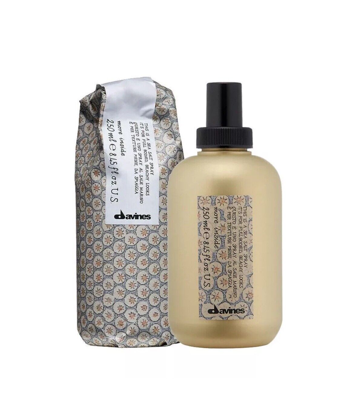 Davines Sea Salt Spray 250 mL spray texturizzante al sale per capelli fini